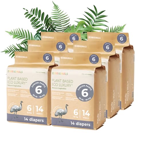 Ecoriginals Eco Junior Training Pants – Size 6, 84 Count