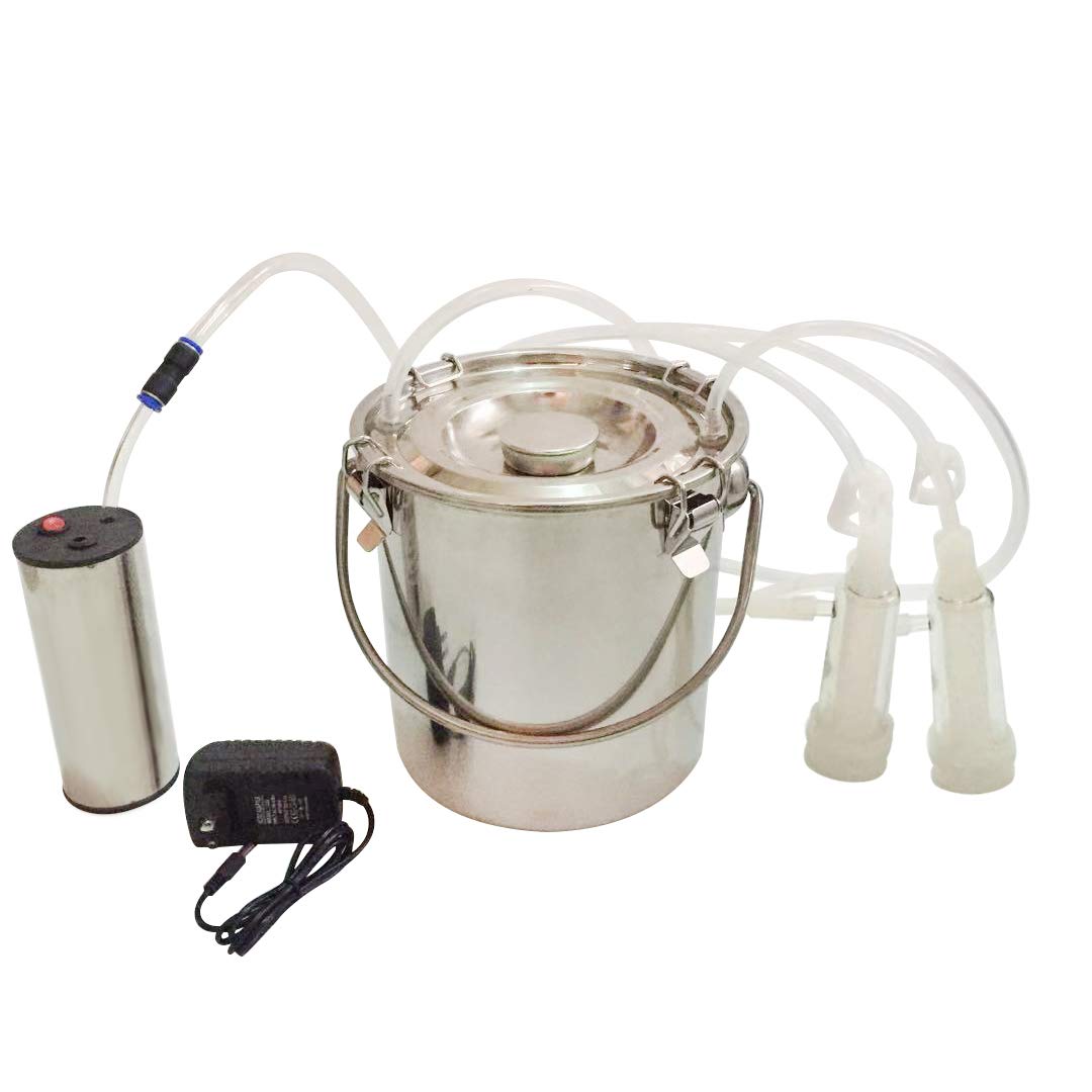 Sanguinesunny 5L Electric Sheep Milking Pump with 2 Teat Covers