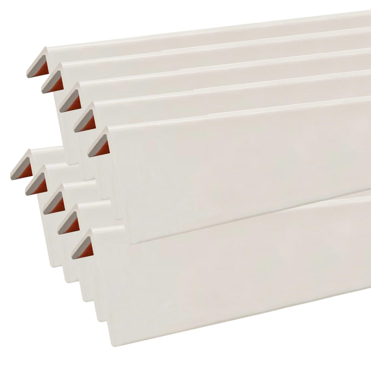 8-Foot PVC Corner Guard Trim for Childproofing Walls
