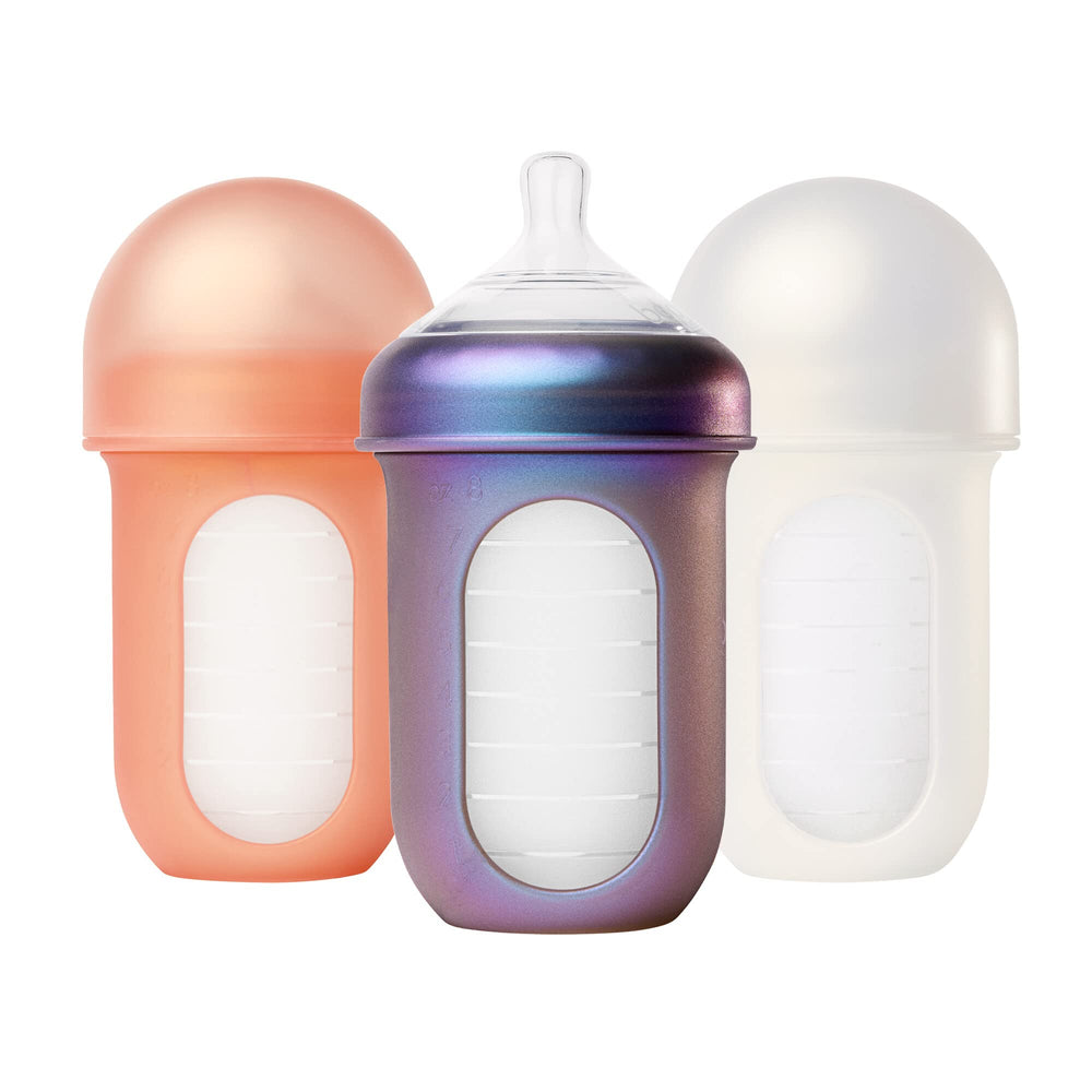 Boon Nursh Silicone Baby Bottles for Infant Feeding