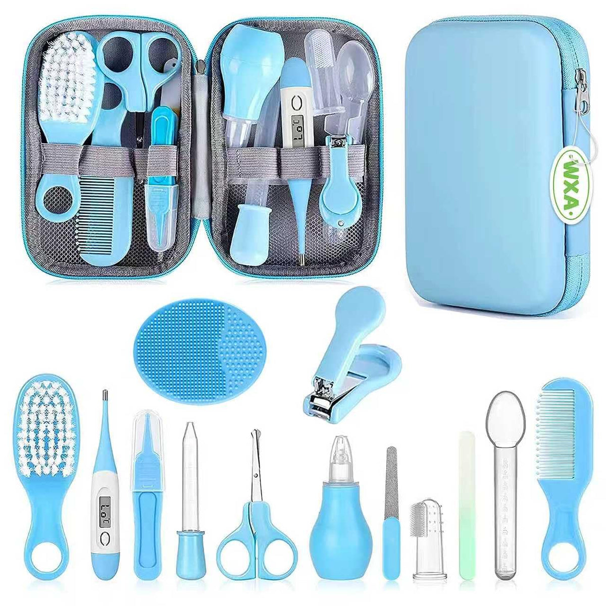 Newborn Baby Grooming Kit with Brush & Nasal Aspirator