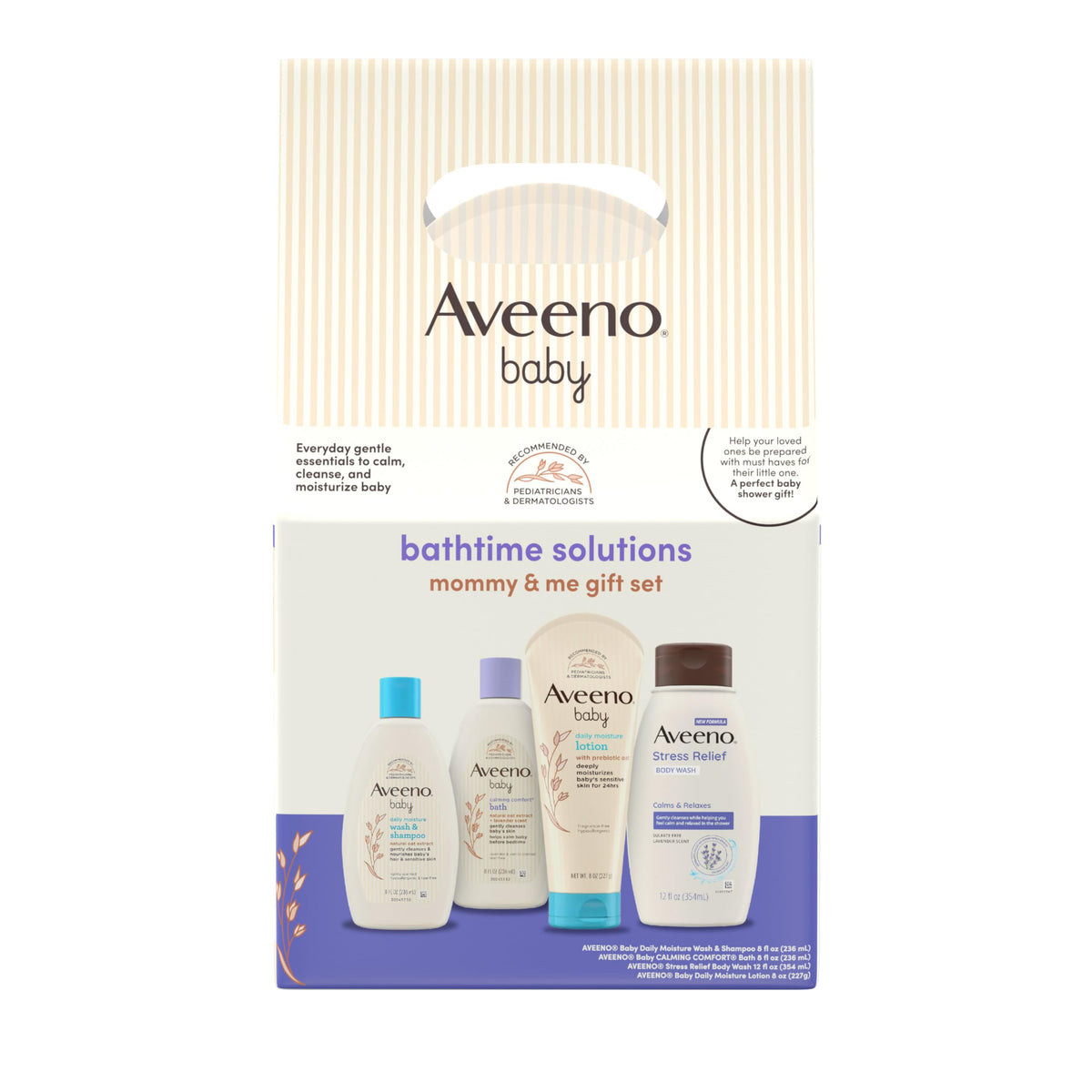 Aveeno Baby Welcome Little One Gift Set – 10 Items, 2-Pack