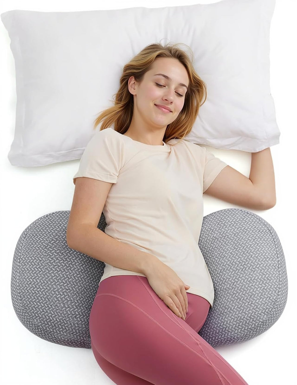 Momcozy Maternity Wedge Pillow for Belly Support