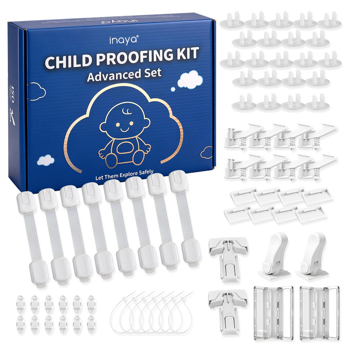 Inaya Complete Babyproofing Kit with Locks & Guards