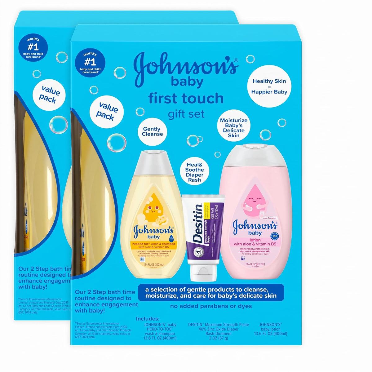 Johnson's First Touch Baby Care Essentials Set