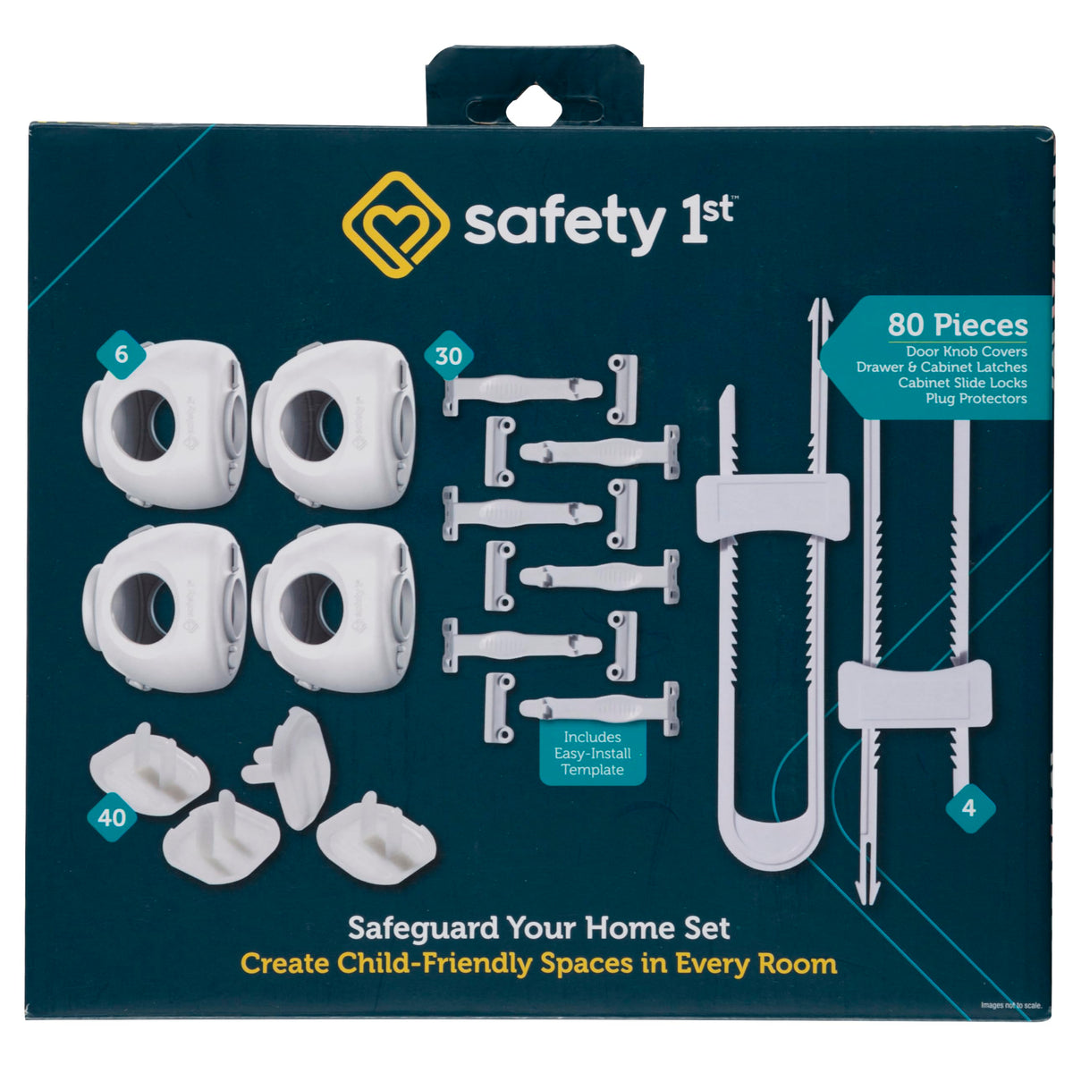 Safety 1st 80-Piece Home Childproofing Kit – White